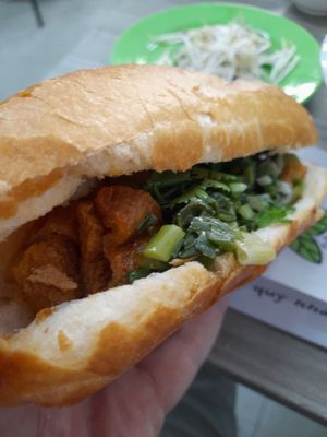 Vegan banh mi at Quan Chay 103 in Ho Chi Minh City