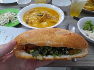 Vegan banh mi at Quan Chay 103 in Ho Chi Minh City