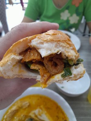 Vegan banh mi at Quan Chay 103 in Ho Chi Minh City