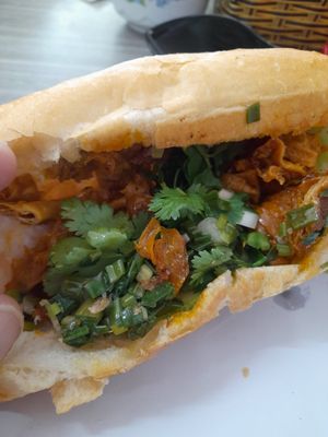 Vegan banh mi at Quan Chay 103 in Ho Chi Minh City