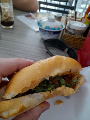 Vegan banh mi at Quan Chay 103 in Ho Chi Minh City