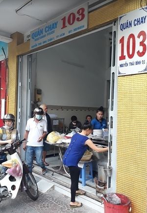 Chay 103 at Quan Chay 103 in Ho Chi Minh City