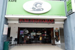 Shop Front. at The Black Cat Cafe in Kuala Lumpur