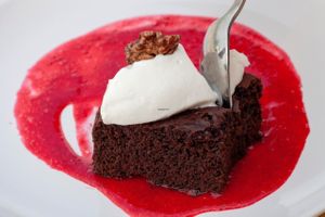 dessert at Oproer Brouwerij in Utrecht