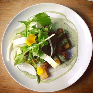 falafel at Oproer Brouwerij in Utrecht