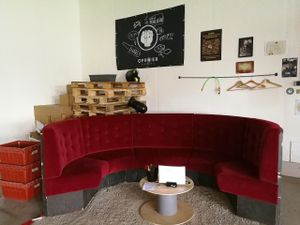 A cozy corner. at Oproer Brouwerij in Utrecht