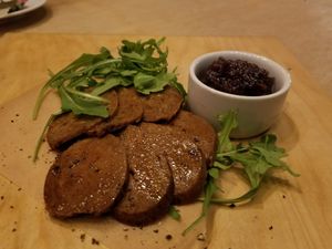 Supurb vegan chorizo at Oproer Brouwerij in Utrecht