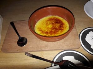 crème brûlée at Oproer Brouwerij in Utrecht