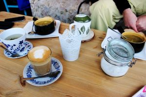 hugs and cups  at Hugs & Cups in Murren