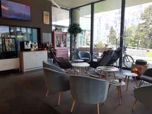Interior at Hugs & Cups in Murren