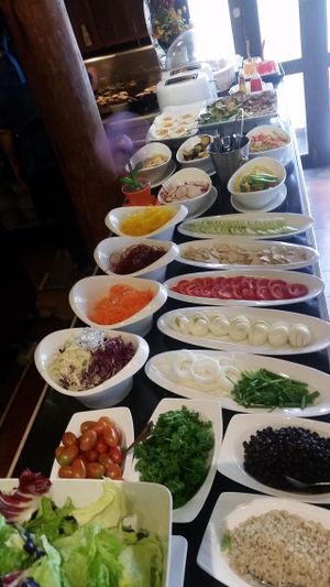 breakfast buffer at Khun Churn in Chiang Mai