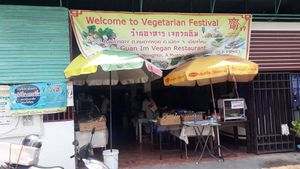 Outside at Guan Im in Chiang Mai