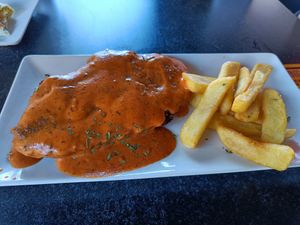 Cachopo vegano at Vintage 54 in Almeria