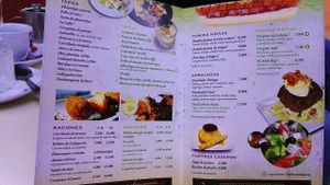 menu at Vintage 54 in Almeria