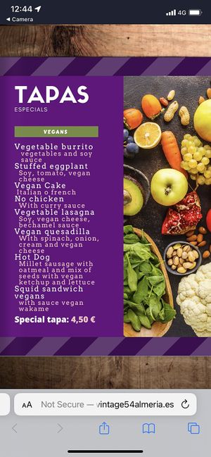   at Vintage 54 in Almeria