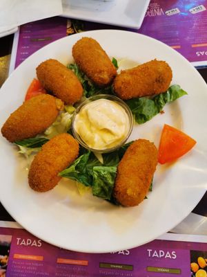 Croquetas at Vintage 54 in Almeria