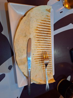 Quesadilla Vegana #Veganuary at Vintage 54 in Almeria