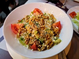 Mediterranean salad. at Vintage 54 in Almeria