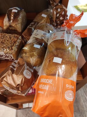 Brioche vegan at Celeiro in Rio Tinto