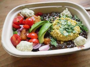 black beans bow at CORE Kitchen in Oakland