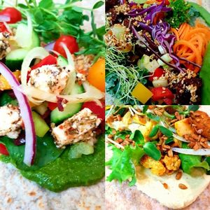 Wraps at Amarante Epicerie Ecologique in Temiscouata-sur-le-lac