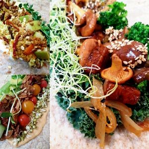 Wraps at Amarante Epicerie Ecologique in Temiscouata-sur-le-lac