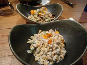 kamut risotto at Zoco Comidero-Bar in Madrid