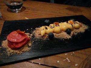 lemon curd at Zoco Comidero-Bar in Madrid