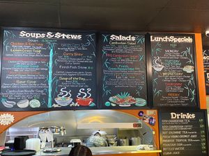 Menu 1 at Jia Tella's Cambodian Cuisine in Scotts Valley