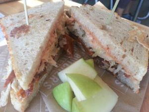 Reuben at The Butcher's Daughter in Venice