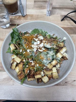 Kale Caesar & Tofu  at The Butcher's Daughter in Venice