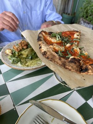 Sourdough pizza and pasta!!  at The Butcher's Daughter in Venice