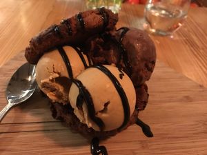 Ice cream sandwich  at The Butcher's Daughter in Venice