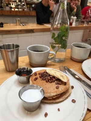 Vegan Pancakes   at The Butcher's Daughter in Venice