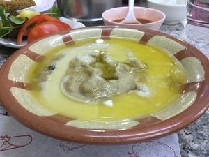 Egyptian bean at Hashem's Son Restaurant in Aqaba