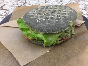Smokey burger  at VegBurger in Yekaterinburg