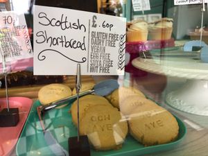 Vegan shortbread. at Sugar Daddy's Bakery - Rodney St in Edinburgh