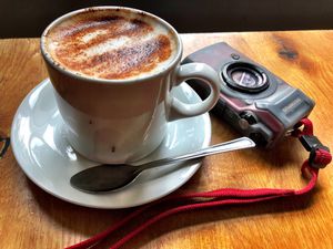 Chai late at Henderson's - Holyrood in Edinburgh