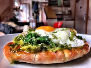 Green start  at Henderson's - Holyrood in Edinburgh