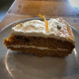 Carrot Cake.  at Henderson's - Holyrood in Edinburgh