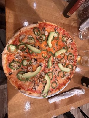 Mushrooms and avocado 🥑   at Mister O1 in Miami Beach