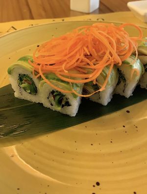 “Vegetariano” sushi (also vegan) at Basara in Venice