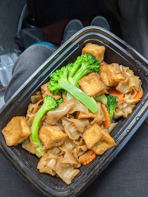 Pad See Ew. Broccoli was undercooked but it was yummy and only mildly sweet. at Thai Stars in Ventura