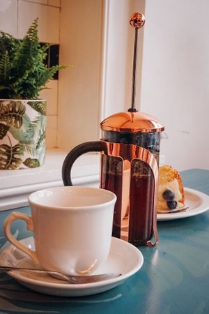 Coffee and cake in our Charlton Kings café at Poco Culina in Cheltenham