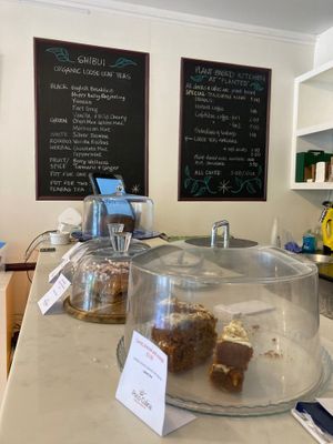 Fresh cakes included banana bread, fruity flapjack and orange/carrot cake at Poco Culina in Cheltenham