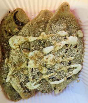 Tlayudas! 🤤 at Casita Ecovegana de Zihuatanejo Cooperativa in Zihuatanejo