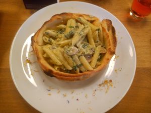 Champignon Spinat Pasta 😋🤩 at Le Radici in Zaberfeld