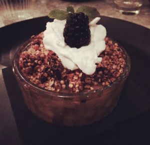 crumble at Redemption - Shoreditch in East London