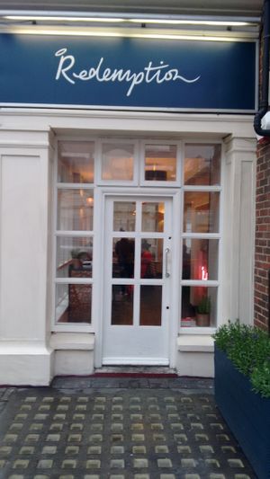 vegan restaurant Redemtpion at Redemption - Shoreditch in East London