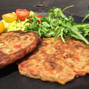 corn and pepper pancakes at Redemption - Shoreditch in East London